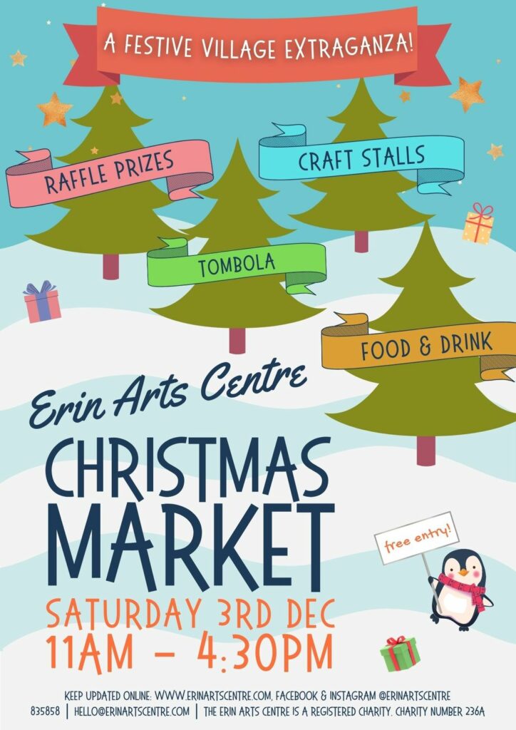 EAC Christmas Market 2022 is here! – Erin Arts Centre