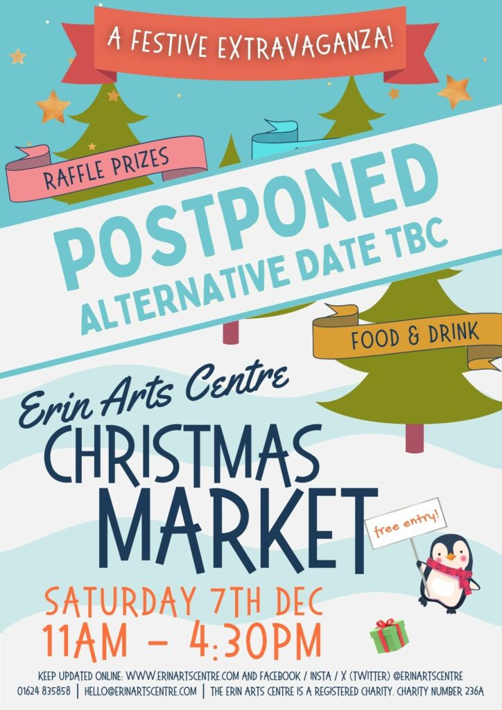 Erin Arts Centre Christmas Market, Saturday 14th December 11am - 3.30pm